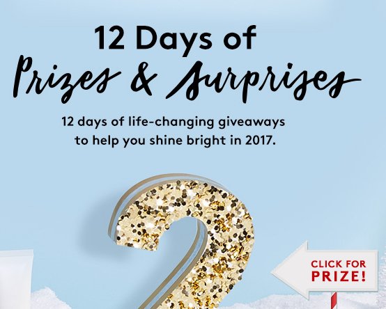 12 Days of Prizes & Surprises Sweepstakes