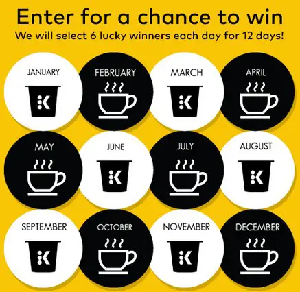 12 Months Of Keurig Sweepstakes