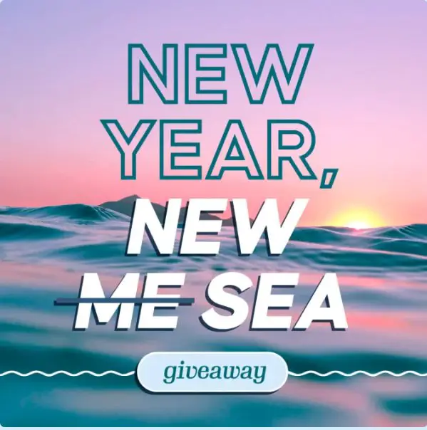 12 Tides New Year, New Me Sea Giveaway - Win A $350 Prize Pack