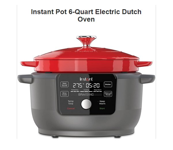 12 Tomatoes Giveaway - Win An Instant Pot Electric Dutch Oven