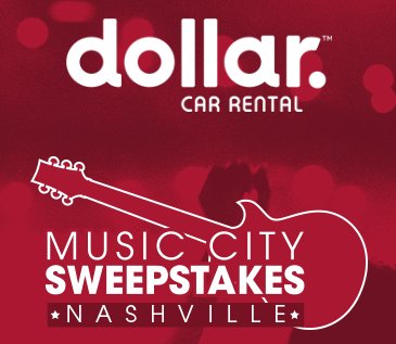 $13,150 Dollar Music City Sweepstakes