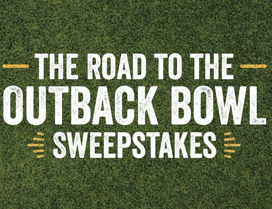 $13,460 Road To The Outback Bowl Sweepstakes
