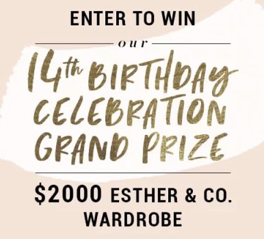 14th Birthday Sweepstakes