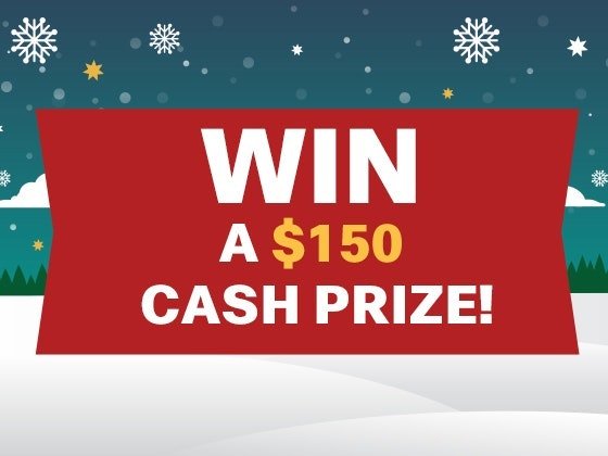 $150 Cash Prize Sweepstakes
