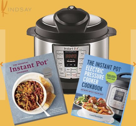 $150 Instant Pot Sweepstakes