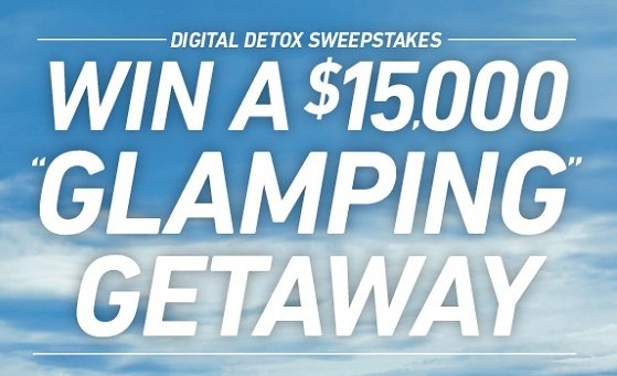 $15,000 Digital Detox Sweepstakes!