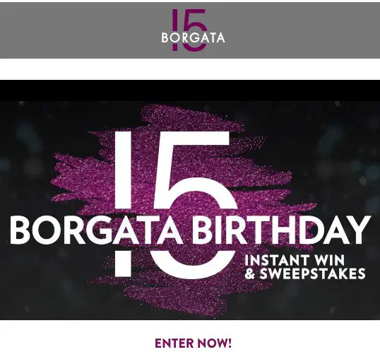 15th Birthday Sweepstakes