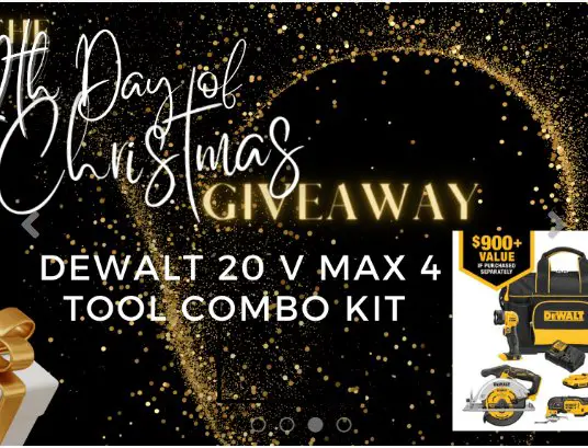 1776 Faux Farmhouse 12 Days Of Christmas Giveaway - Win $100 Amazon Gift Card, Dewalt Tools & More
