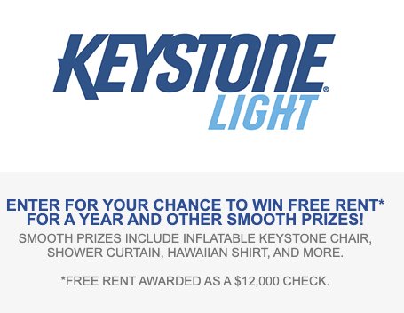 $178,000 KEYSTONE LIGHT Fall Sweepstakes