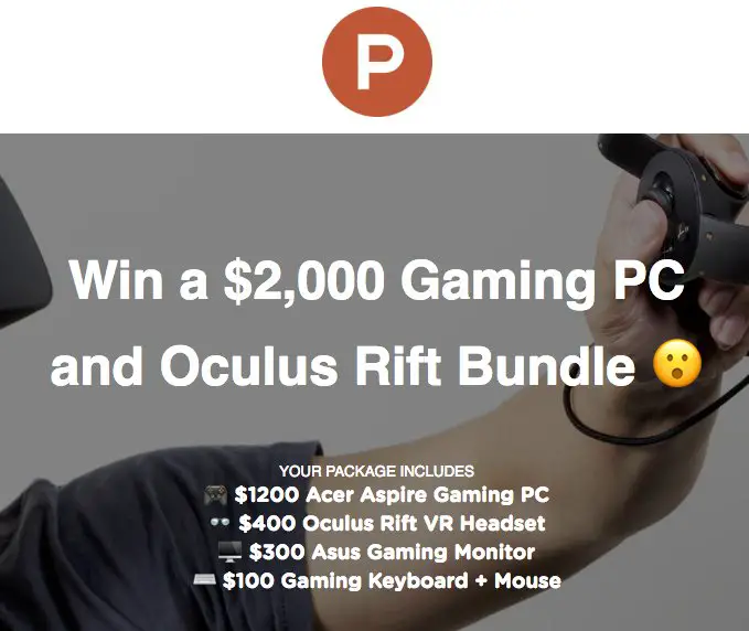 $2,000 Gaming PC Giveaway