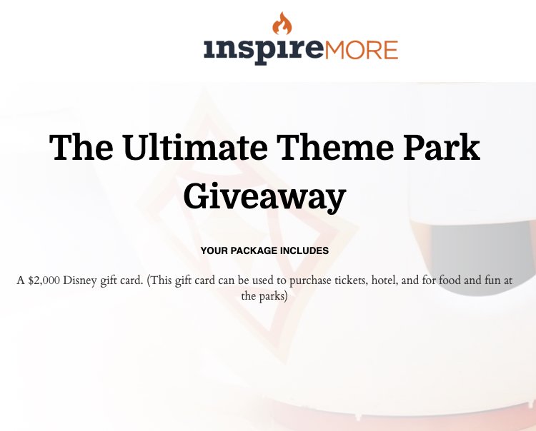 $2,000 Ultimate Theme Park Giveaway