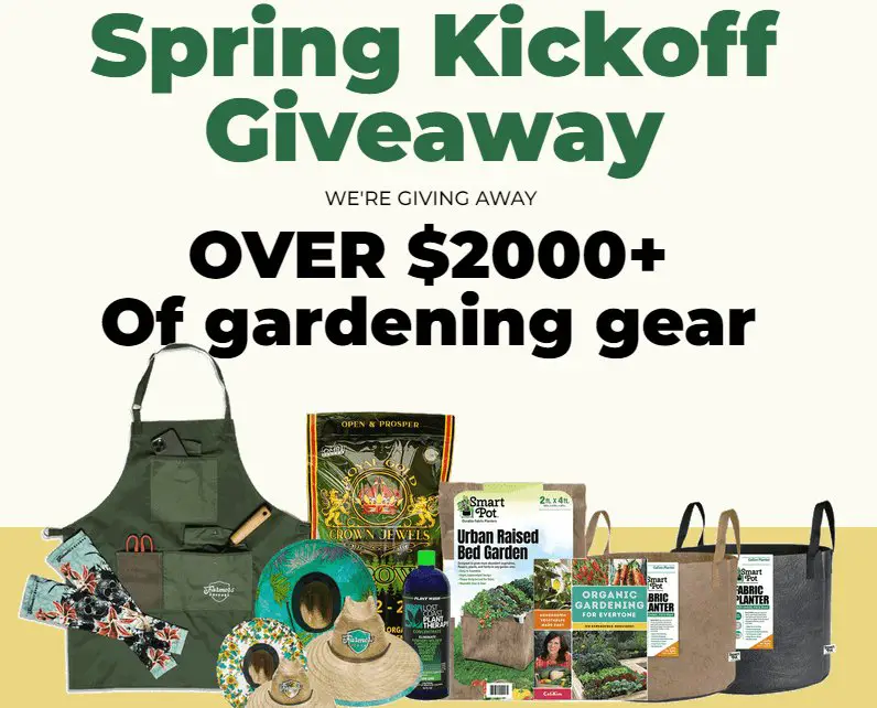 $2,000+ Worth of Gardening Gear To Be Won In The Farmers Defense Spring Kickoff Giveaway