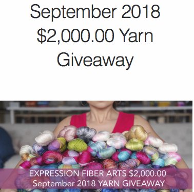 $2,000 Yarn Giveaway