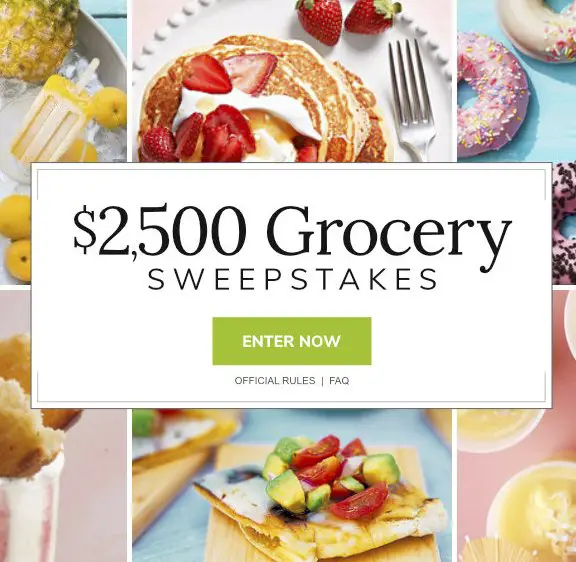 $2,500 Check Sweepstakes