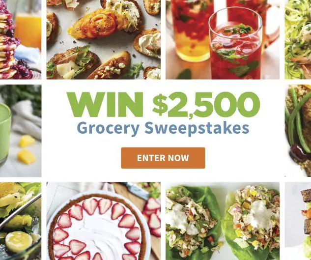 $2,500 Grocery Sweepstakes