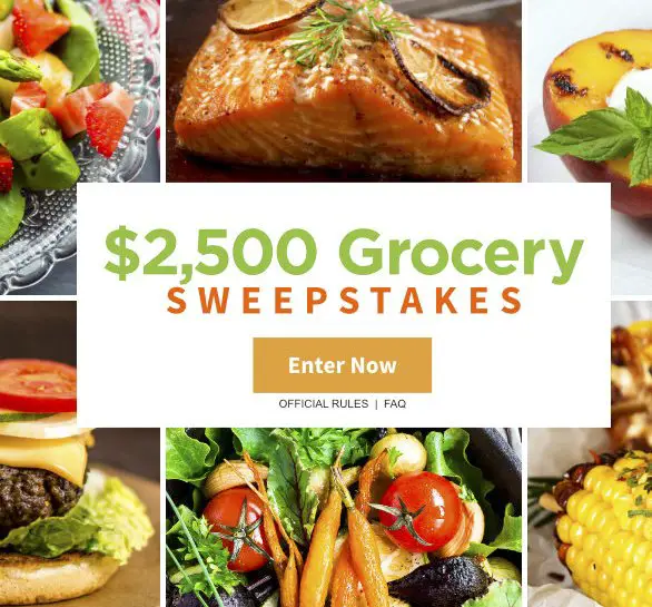 $2,500 Grocery Sweepstakes