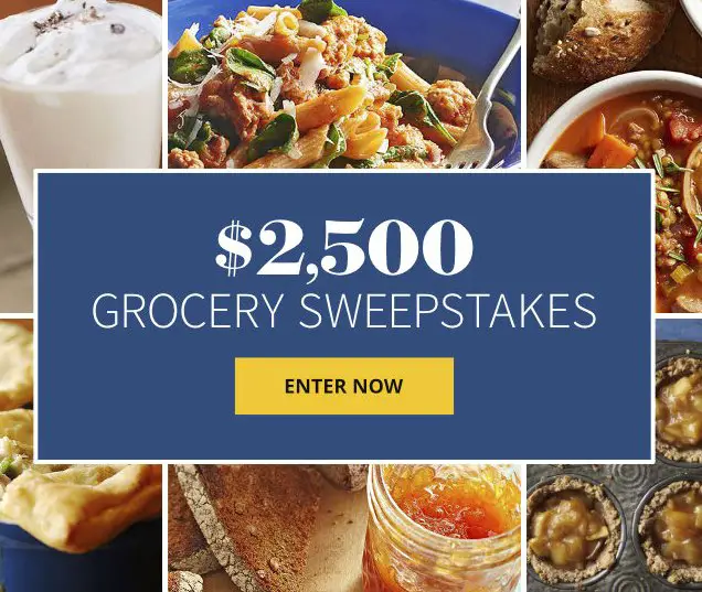 $2,500 To Help With Your Grocery Bills