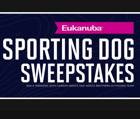 $20,000 Eukanuba Sporting Dog Sweepstakes
