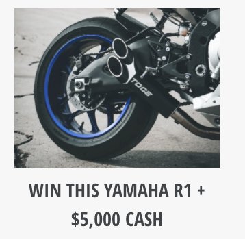 $20,000 Ride Clutch Motorcycle Giveaway