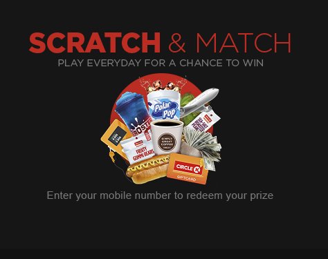 $20,000 Scratch & Match Instant Win Sweepstakes