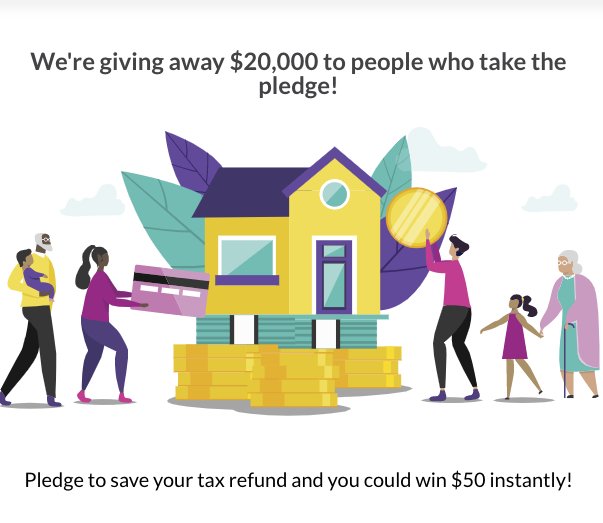 $20,000 Tax Pledge Sweepstakes