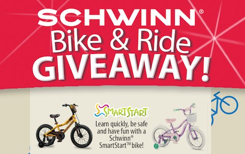 20 Winners! Total $2599 in Prizes! Schwinn Bike & Ride Giveaway