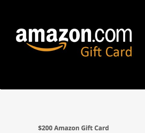 $200 Amazon Gift Card