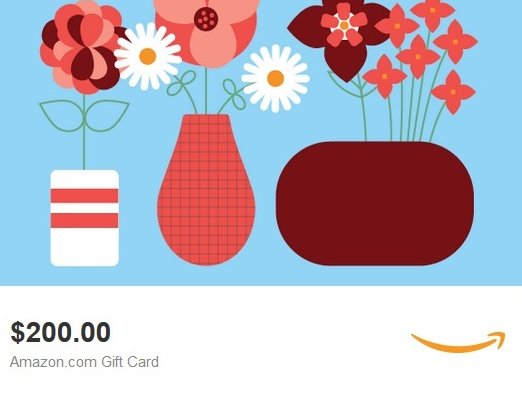$200 Amazon Gift Card Giveaway