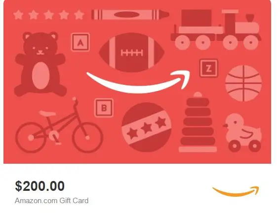 $200 Amazon Gift Card Giveaway