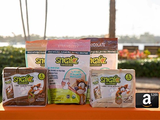 $200 Amazon Gift Card + Sneakz Sweepstakes