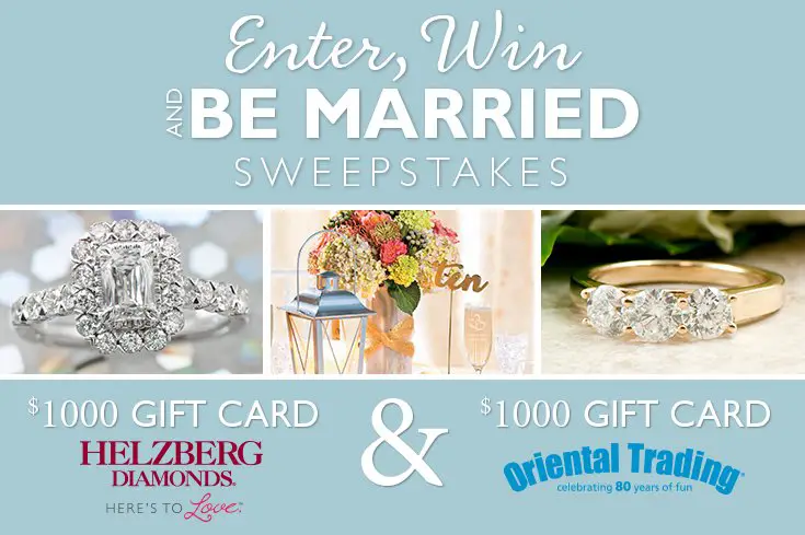 $2000 Enter, Win and Be Married Sweepstakes!