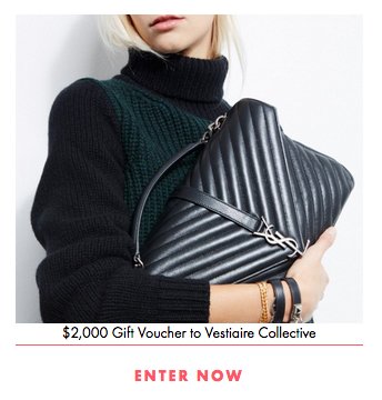 $2000 Vestiaire Collective Sweepstakes!