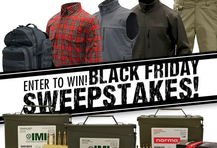 2016 Black Friday Online Sweepstakes!