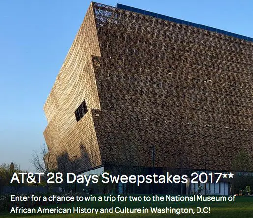 2017 28 Days Sweepstakes