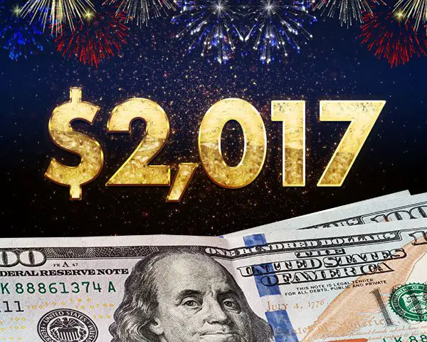 $2017 in Cash for Your New Year