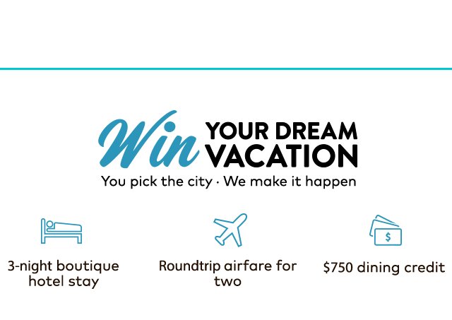 2017 Choose Your Own Adventure Sweepstakes