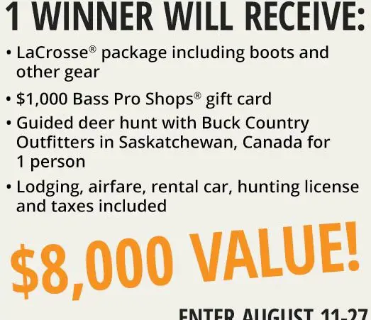 2017 Fall Hunting Classic Sweepstakes