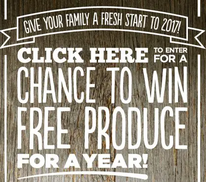 2017 Free Produce Sweepstakes