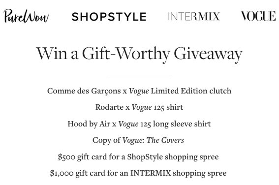 2017 Gift-Worthy Giveaway Sweepstakes