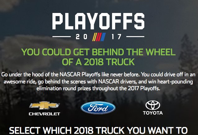 2017 Monster Energy Nascar Cup Playoffs