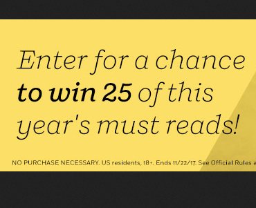 2017 Must Reads Sweepstakes