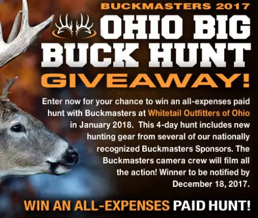 2017 Ohio Big Buck Hunt Giveaway
