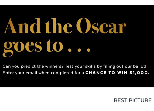 2017 Oscar Ballot Contest