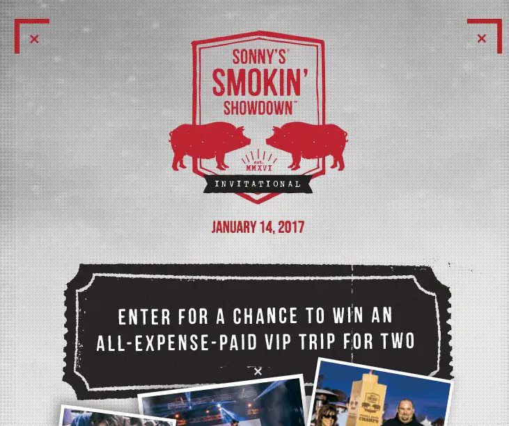 2017 Smokin' Showdown Sweepstakes!