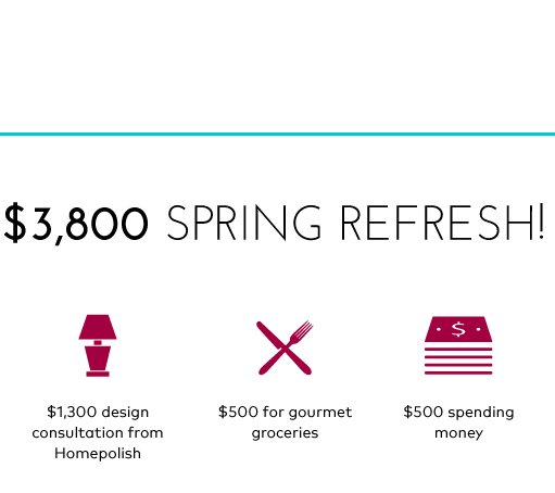 2017 Spring Refresh Sweepstakes