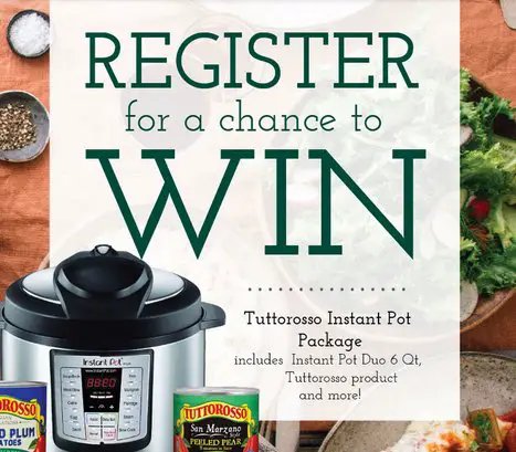 2017 Tuttorosso Instant Pot Sweepstakes