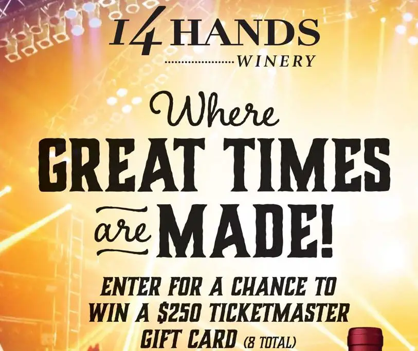 2018 14 Hands Ticketmaster Sweepstakes