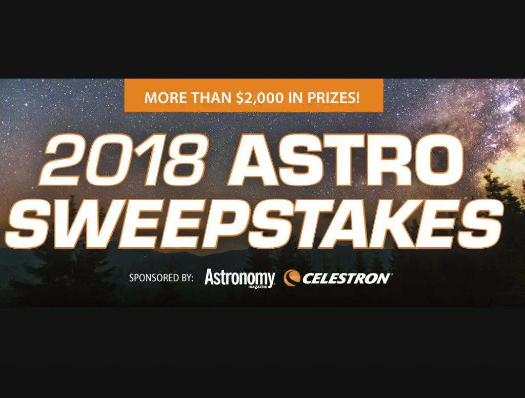 2018 Astro Sweepstakes