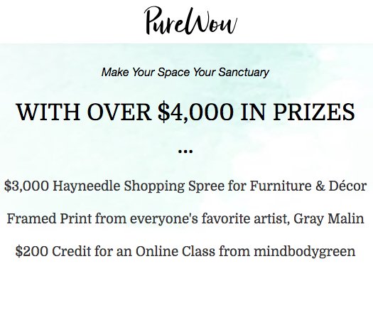 2018 Home Makeover Sweepstakes