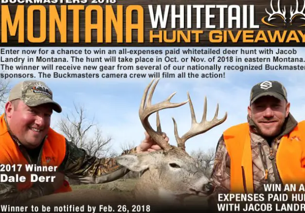 2018 Montana Whitetail Hunt Giveaway